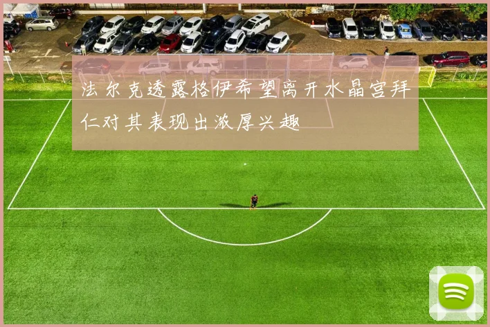 法尔克透露格伊希望离开水晶宫拜仁对其表现出浓厚兴趣